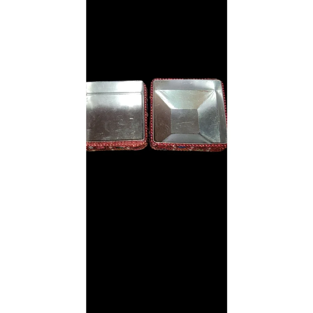Trinket Box Bejeweled Wedding Bridal Ring Keepsake Jewelry Pill Memory Prayer